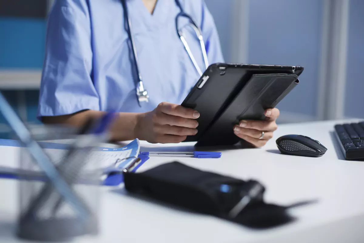 Hospital Office Nurse Tablet